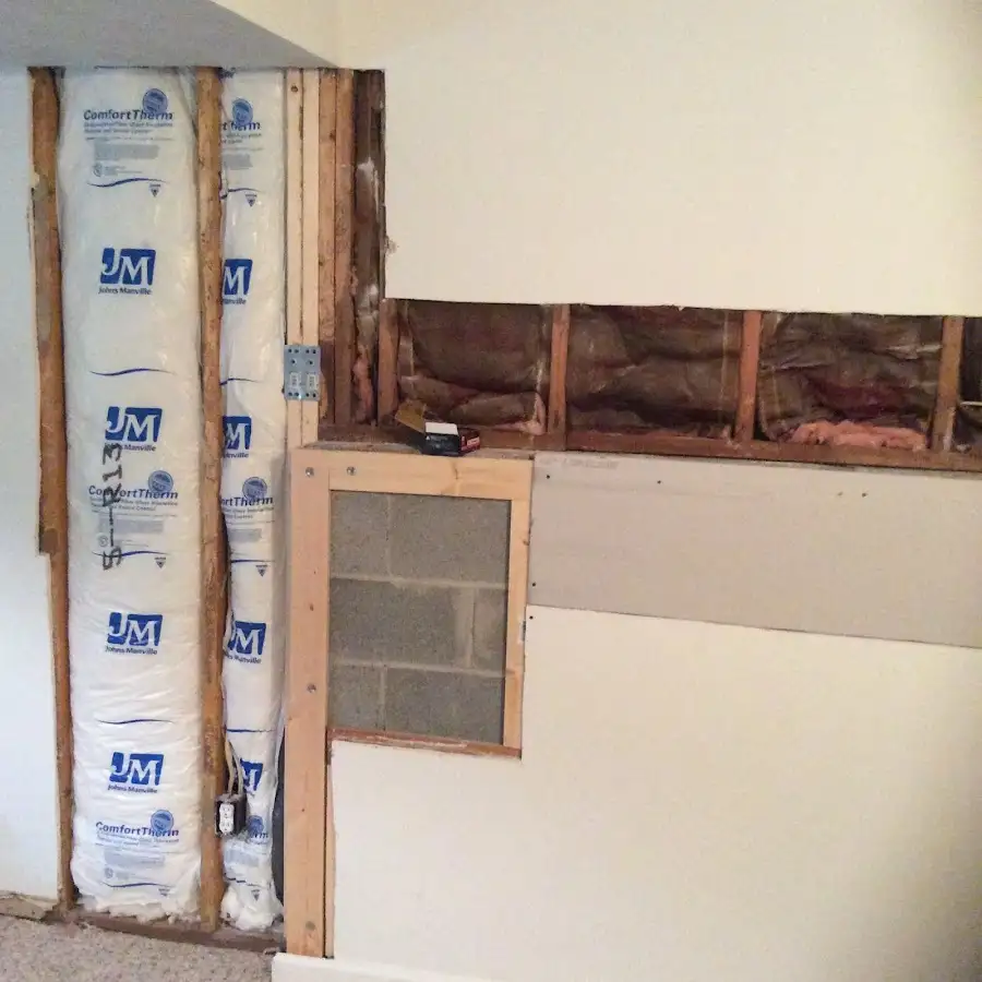 Wall insulation replacement during Contents Cleaning & Restoration in Mountain Home